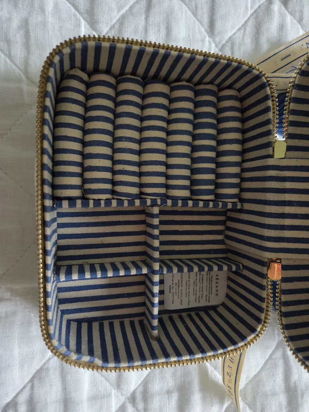 NEW Sezane x Antoinette Poisson Travel Jewelry Case - Picture 3 of 5